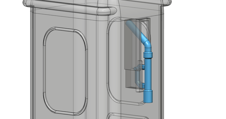 Vintage gas station 1/10 3D Print 223726 Vintage gas station 1/10 3D Print 223726