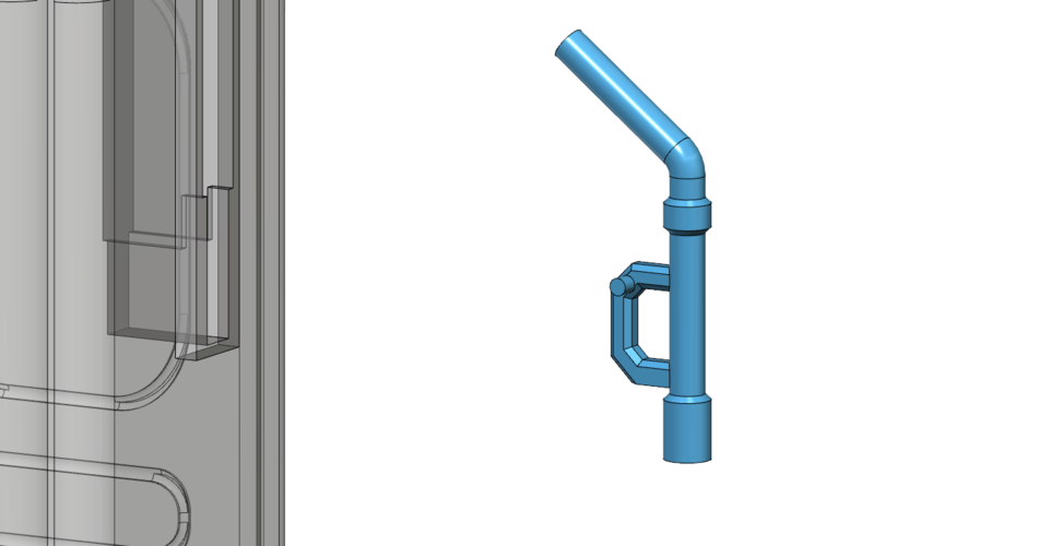 Vintage gas station 1/10 3D Print 223727 Vintage gas station 1/10 3D Print 223727