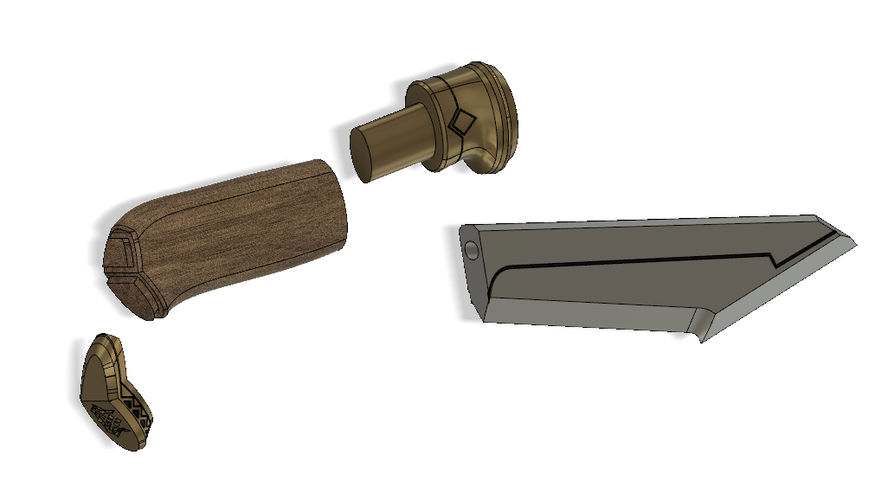 The Hobbit Fili's hunting Knife 3D Print 223838 The Hobbit Fili's hunting Knife 3D Print 223838