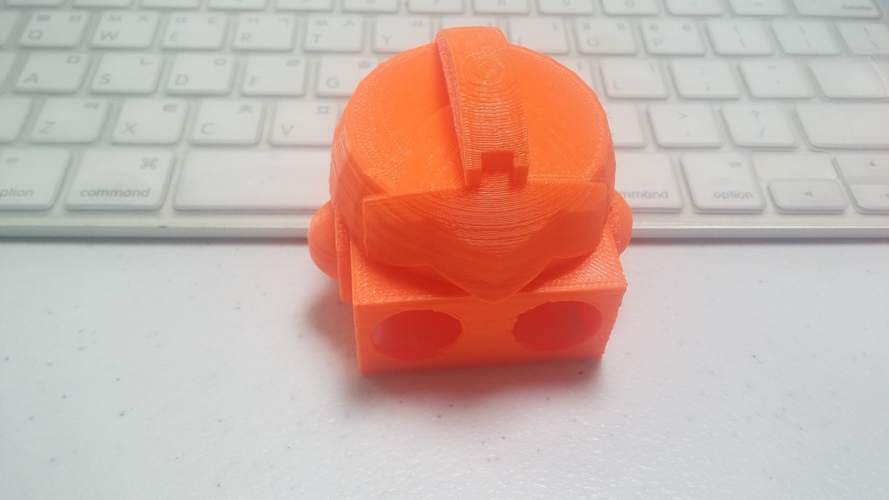 Robonoid – Head (Nova) 3D Print 223863 Robonoid – Head (Nova) 3D Print 223863