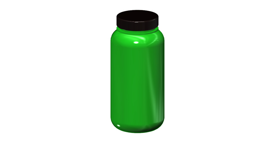 1L Camping Bottle 1/10 3D Print 223937 1L Camping Bottle 1/10 3D Print 223937
