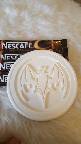 Bacardi drink-coaster 3D Print 224484 Bacardi drink-coaster 3D Print 224484