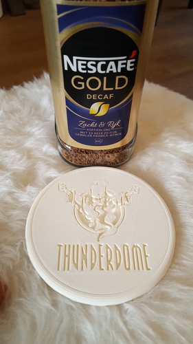 Thunderdome drink-coaster 3D Print 224490 Thunderdome drink-coaster 3D Print 224490