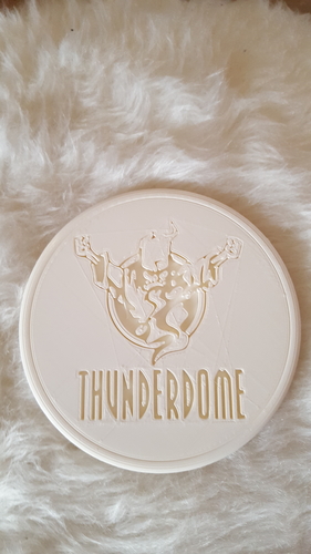 Thunderdome drink-coaster 3D Print 224492 Thunderdome drink-coaster 3D Print 224492