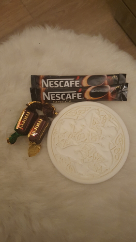 Celtic horses drink-coaster 3D Print 224514 Celtic horses drink-coaster 3D Print 224514