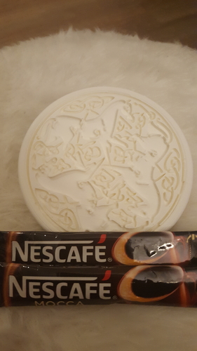 Celtic horses drink-coaster 3D Print 224515 Celtic horses drink-coaster 3D Print 224515