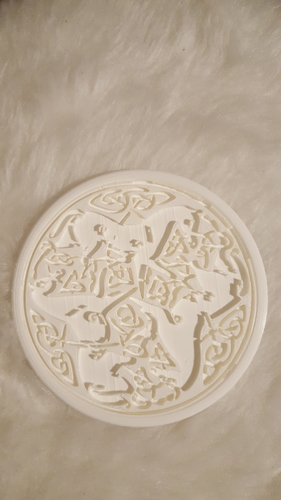 Celtic horses drink-coaster 3D Print 224516 Celtic horses drink-coaster 3D Print 224516
