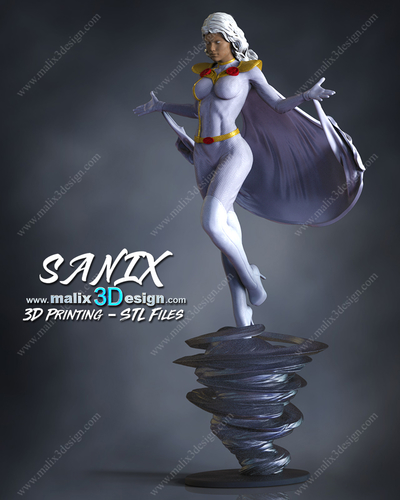 Storm - Xmen 3D Print 224546 Storm - Xmen 3D Print 224546