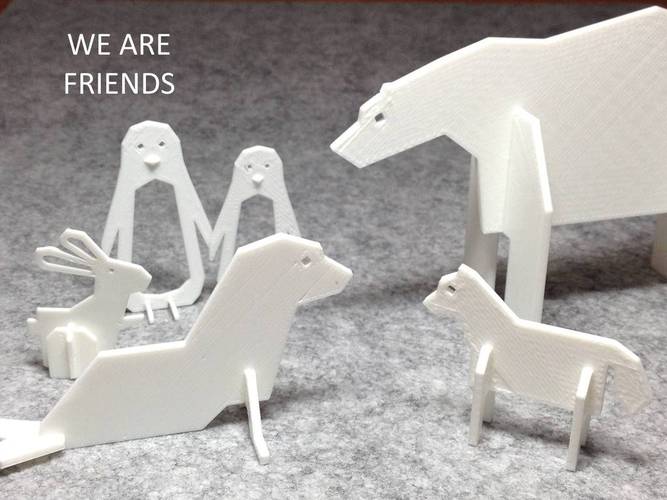 Simple Animals 4 - Polar Series 3D Print 22467