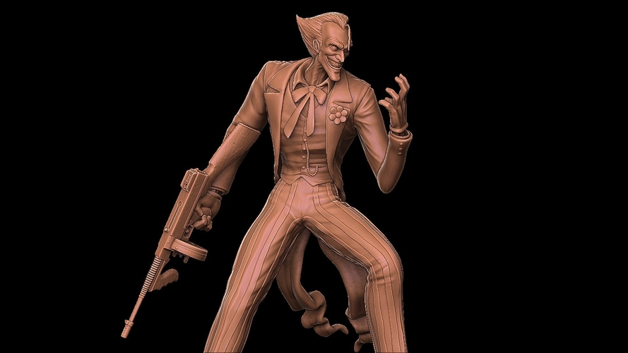 Joker & Harley quinn + free extras 3D Print 224755 Joker & Harley quinn + free extras 3D Print 224755
