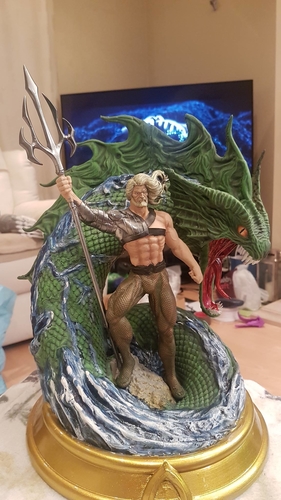 Aquaman + free extras 3D Print 224783 Aquaman + free extras 3D Print 224783