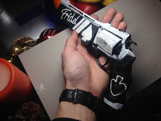 Ace of Spades HAND CANNON Destiny 2 3D Print 224905 Ace of Spades HAND CANNON Destiny 2 3D Print 224905