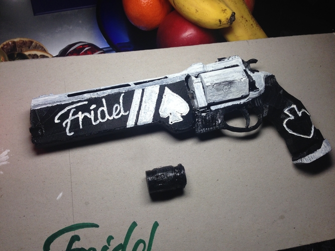 Ace of Spades HAND CANNON Destiny 2 3D Print 224908 Ace of Spades HAND CANNON Destiny 2 3D Print 224908