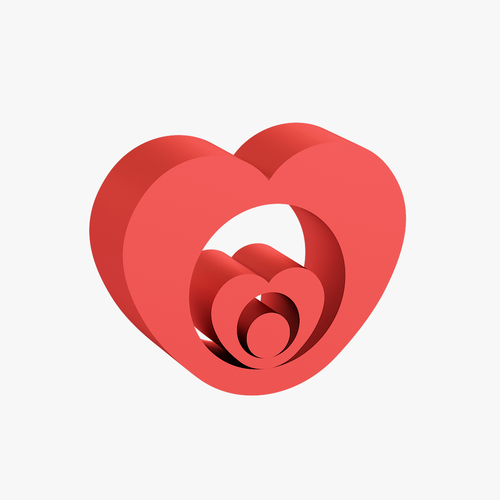 Heart shaped figurine 3D Print 224915 Heart shaped figurine 3D Print 224915
