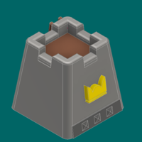 Small Crown tower 3D Printing 224923