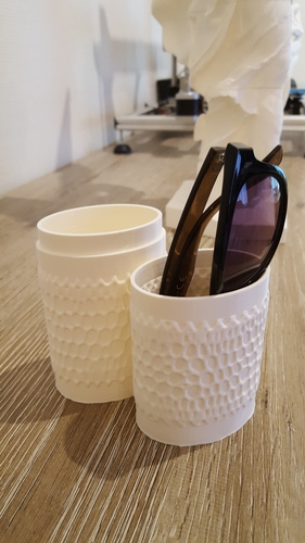 Sunglasses case (with voronoi pattern) 3D Print 224949 Sunglasses case (with voronoi pattern) 3D Print 224949