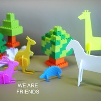Small Simple animals 2 3D Printing 22497