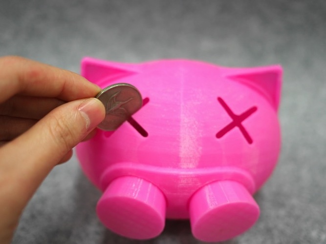 Funny piggy bank 3D Print 22507