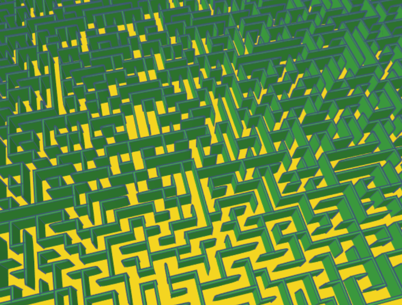 maze 55x55