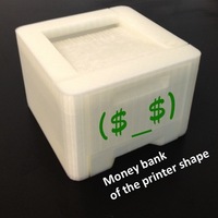 Small Money bank of the printer shape 3D Printing 22514