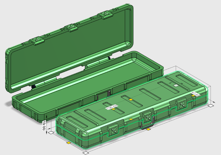 weapon case 1/10 3D Print 225378 weapon case 1/10 3D Print 225378