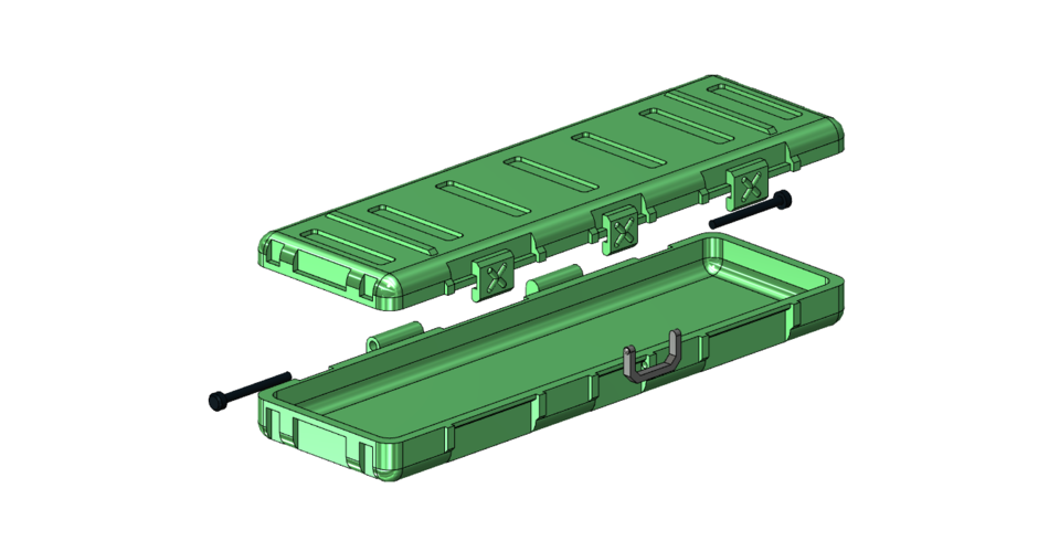 weapon case 1/10 3D Print 225380 weapon case 1/10 3D Print 225380
