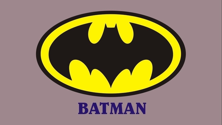 Batman drinkcoaster pair 3D Print 225418 Batman drinkcoaster pair 3D Print 225418