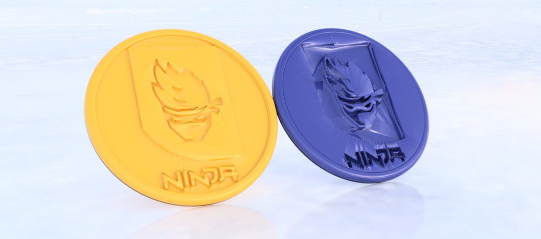 Ninja drinkcoaster pair 3D Print 225428 Ninja drinkcoaster pair 3D Print 225428