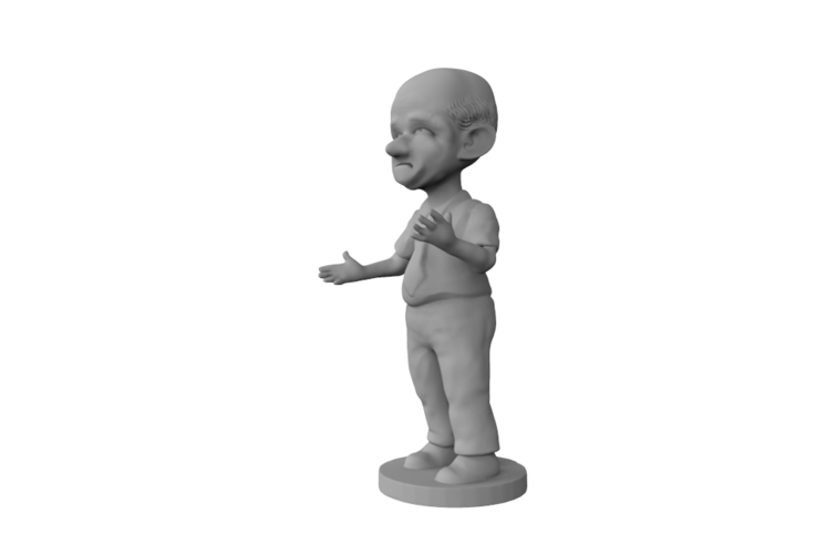 Middle Age Man 3D Print 225591 Middle Age Man 3D Print 225591