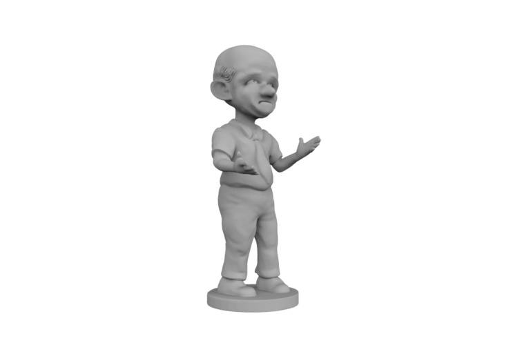 Middle Age Man 3D Print 225592 Middle Age Man 3D Print 225592