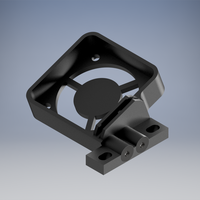 Small Top Fan Holder for buggy XRay XB4. 3D Printing 225611