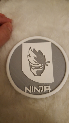 Ninja drinkcoaster pair 3D Print 225760 Ninja drinkcoaster pair 3D Print 225760