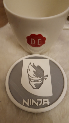 Ninja drinkcoaster pair 3D Print 225761 Ninja drinkcoaster pair 3D Print 225761