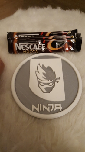 Ninja drinkcoaster pair 3D Print 225762 Ninja drinkcoaster pair 3D Print 225762