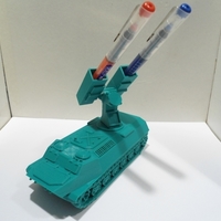 Small Missiles Launcher Pen & Pencil holder M2 3D Printing 225831