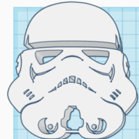 Small Star Wars Storm Trooper Symbol 3D Printing 226021