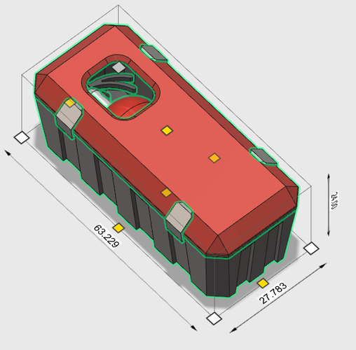 fire extinguisher with box 1/10 3D Print 226032 fire extinguisher with box 1/10 3D Print 226032