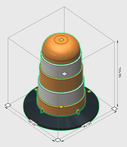 Traffic Barrel Drum 1/10 3D Print 226094 Traffic Barrel Drum 1/10 3D Print 226094