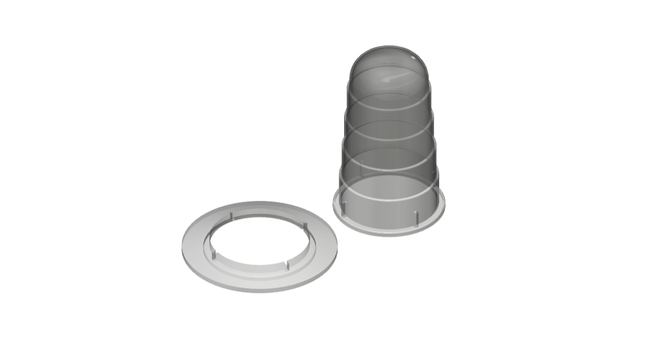 Traffic Barrel Drum 1/10 3D Print 226097 Traffic Barrel Drum 1/10 3D Print 226097