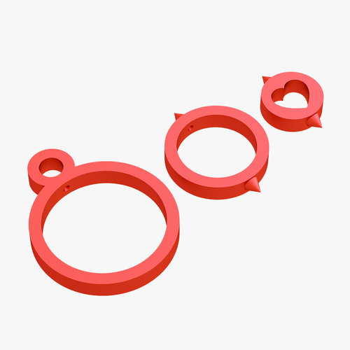 Heart symbol keychain 3D Print 226369 Heart symbol keychain 3D Print 226369