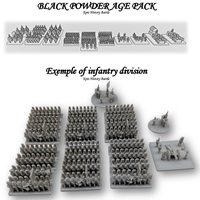 Small EpicHistoryBattle - Black powder age INFANTRY - 6mm figure 3D Printing 226454