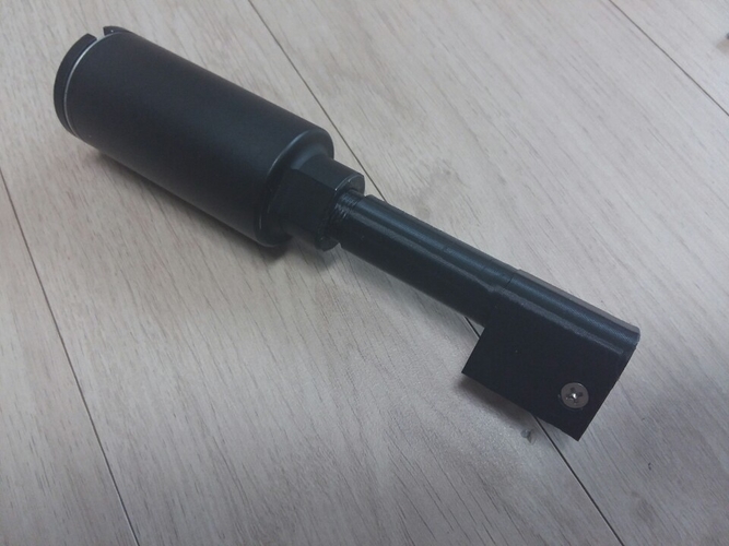 Marui mk23 14mm ccw out barrel. 3D Print 227293 Marui mk23 14mm ccw out barrel. 3D Print 227293