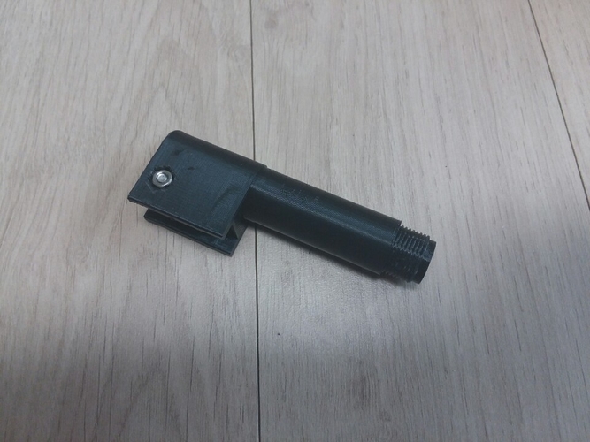 Marui mk23 14mm ccw out barrel. 3D Print 227294 Marui mk23 14mm ccw out barrel. 3D Print 227294