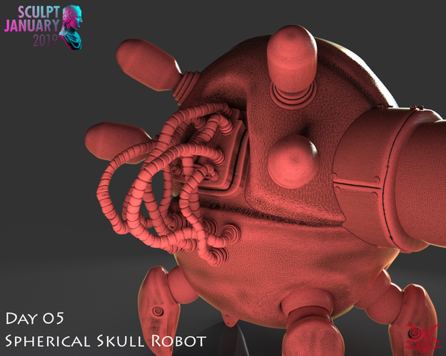 Robot Skull 3D Print 227332