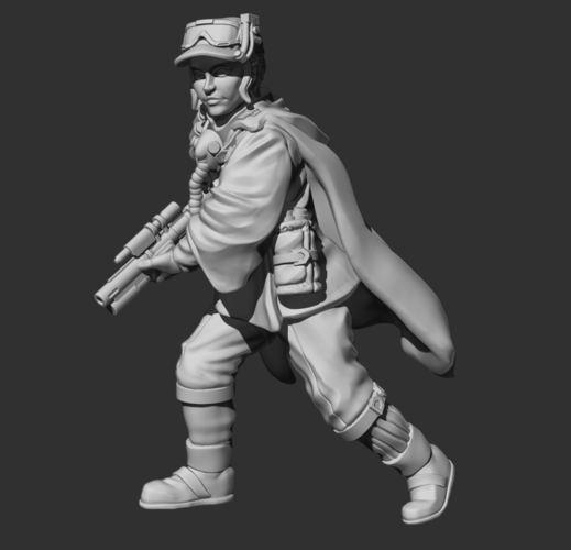 Sergeant Hope Ranger Gear 3D Print 227402 Sergeant Hope Ranger Gear 3D Print 227402