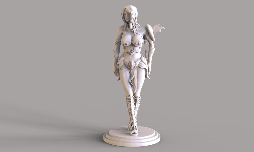 Warrior Girl 2 3D Print 227486 Warrior Girl 2 3D Print 227486