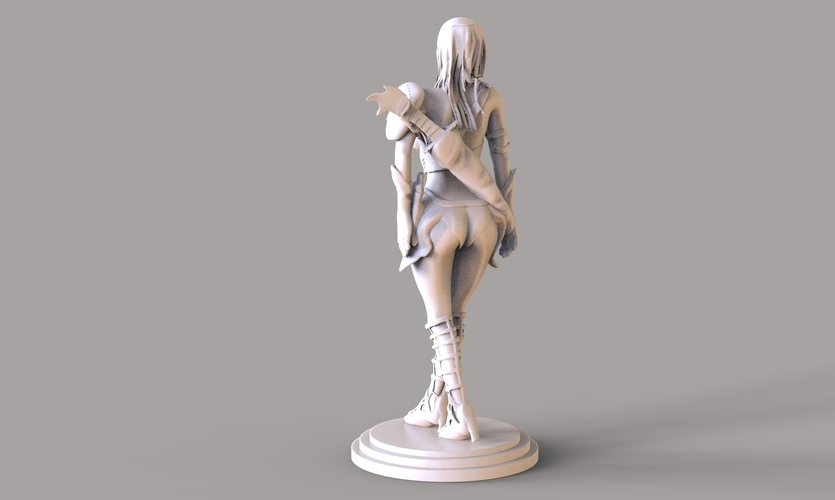 Warrior Girl 2 3D Print 227488 Warrior Girl 2 3D Print 227488