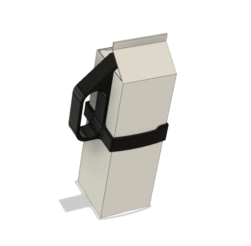 HJV Milk Carton Handle  3D Print 227562