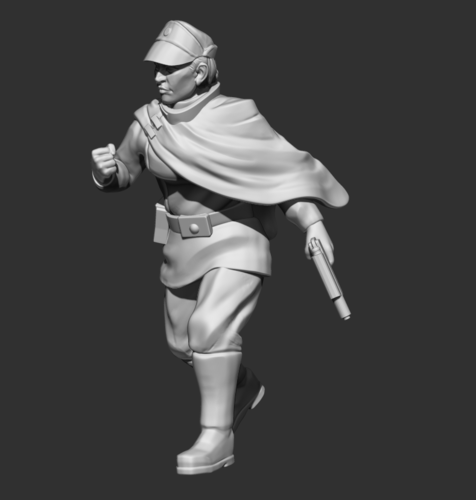 Authority Field Commander 3D Print 227723 Authority Field Commander 3D Print 227723