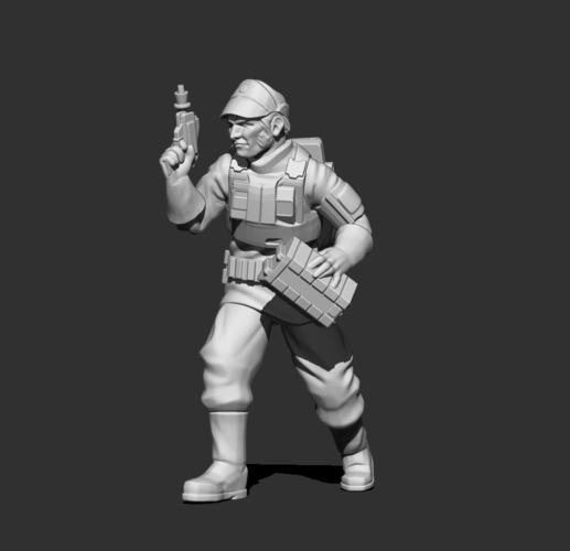 Authority Combat Medic 3D Print 227724 Authority Combat Medic 3D Print 227724